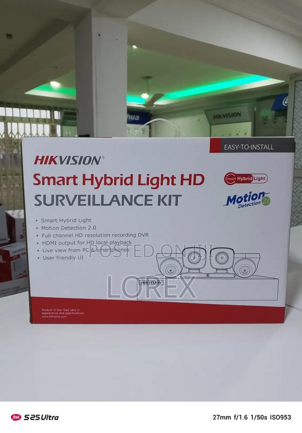 Hikvision 4ch Kit 2mp Smart Hybrid Audio With 500gb HDD · Photo 3