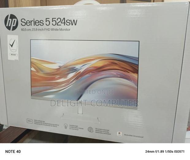 Hp Monitor S5 524sw FHD- Slim White 24" · Photo 2