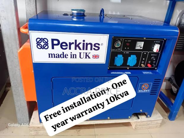 Power All Day Generator 10kva Perkins Diesel Bearable Noise · Photo 1