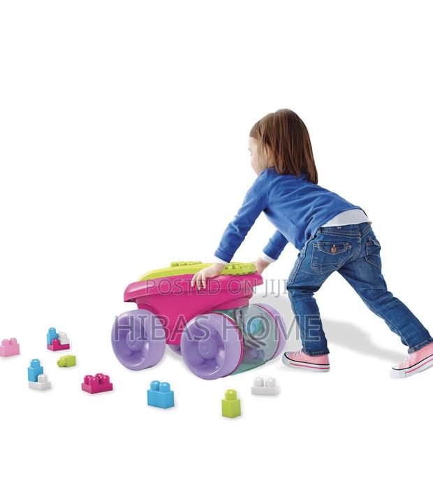 Mega Bloks Scooping Wagon With Building Blocks 125+ PCS photo 2