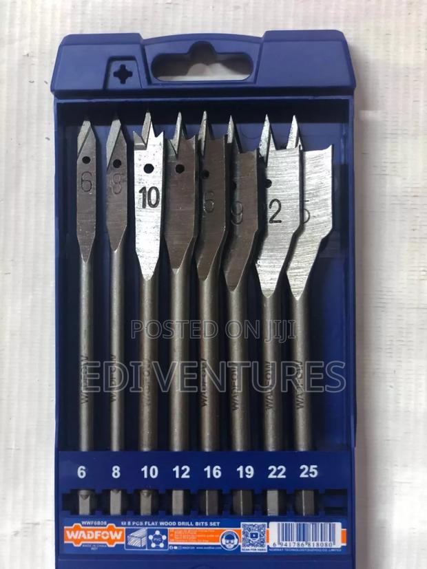 8 Pieces Flat Wood Drill Bits photo 2