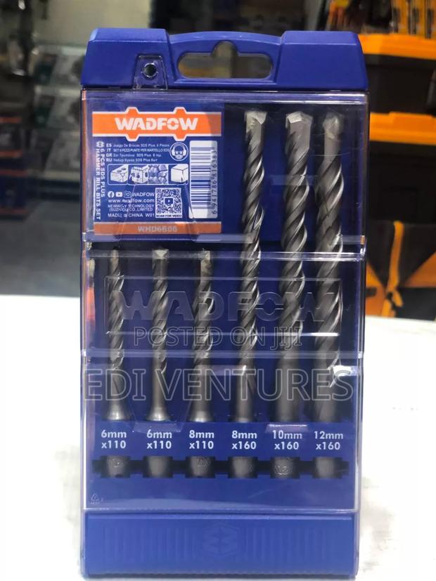 Wadfow 6 Pieces SDS Hammer Dril Bits Set photo 2
