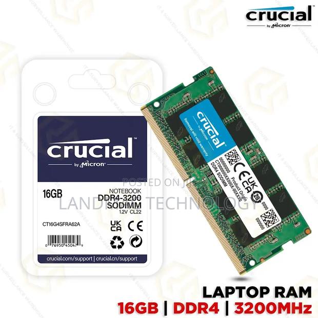 Crucial 16gb Ddr4 Ram ( Memory) · Photo 2