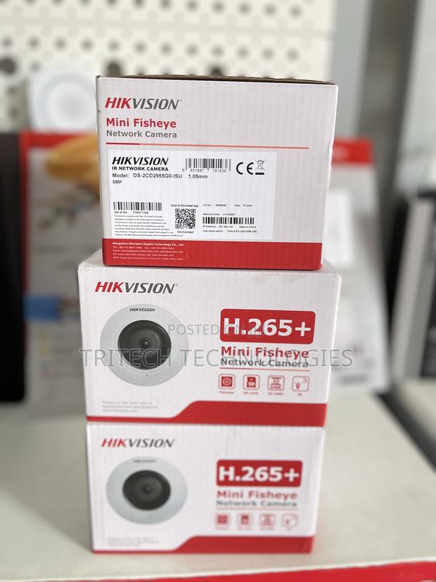Hikvision Ds-2cd2955g0-Is(U)5mp Fisheye Ip Camera Fixed Lens · Photo 3