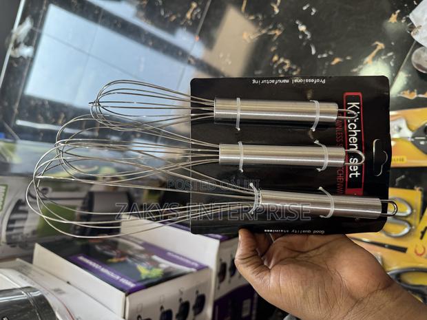 Stainless Egg Beater 3pcs · Photo 4