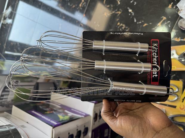 Stainless Egg Beater 3pcs · Photo 3