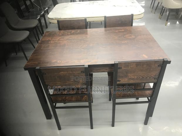 Wooden Dining Sets With Four Chairs photo 2
