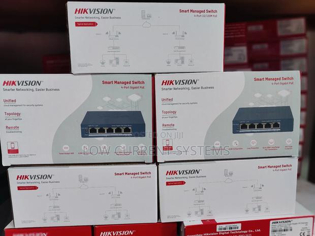 Hikvision Switch 4 Port Gigabyte Smart Managed Poe · Photo 4