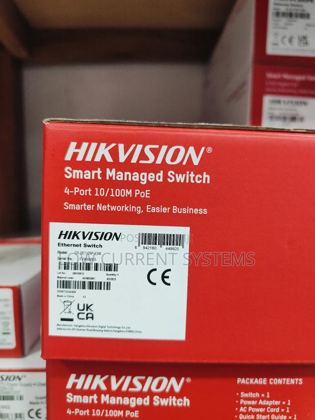 Hikvision Switch 4 Port Smart Managed Poe · Photo 4