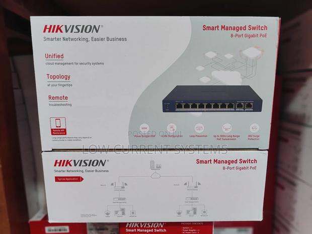 Hikvision Switch 8 Port Gigabyte Smart Managed Poe · Photo 3