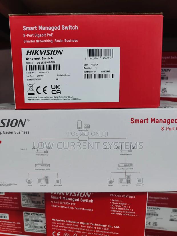 Hikvision Switch 8 Port Gigabyte Smart Managed Poe · Photo 4