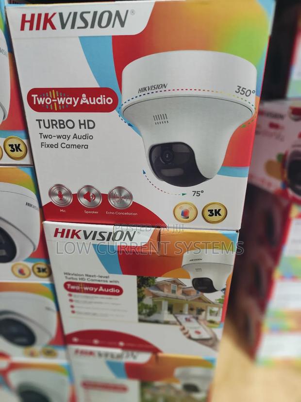 Hikvision Two Ways Audio Pt 5mp Sirens Rotate Able · Photo 2