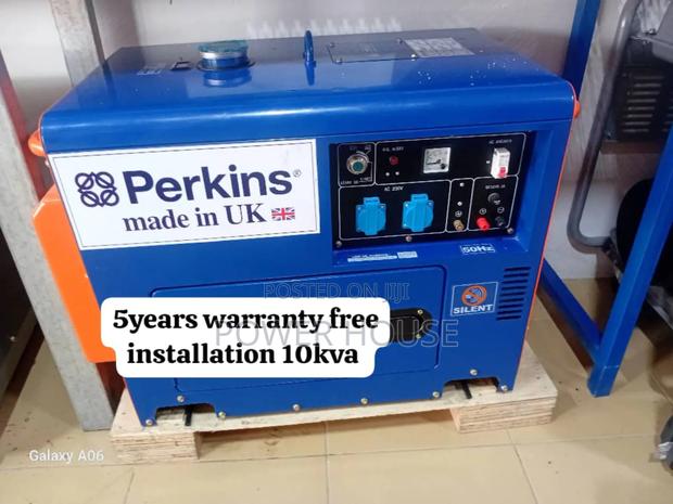Core Base 10kva 13000watts Diesel Generator Perkins · Photo 2