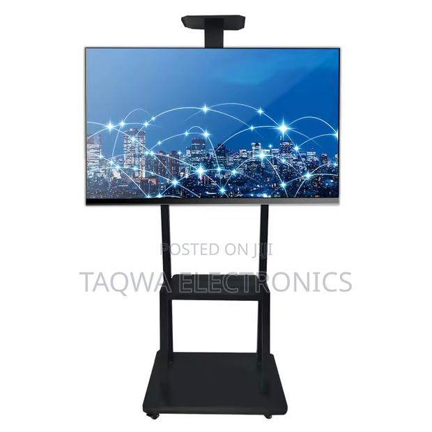 Free Easy Movement,32-75 Inch Mobile Tv Stand · Photo 2