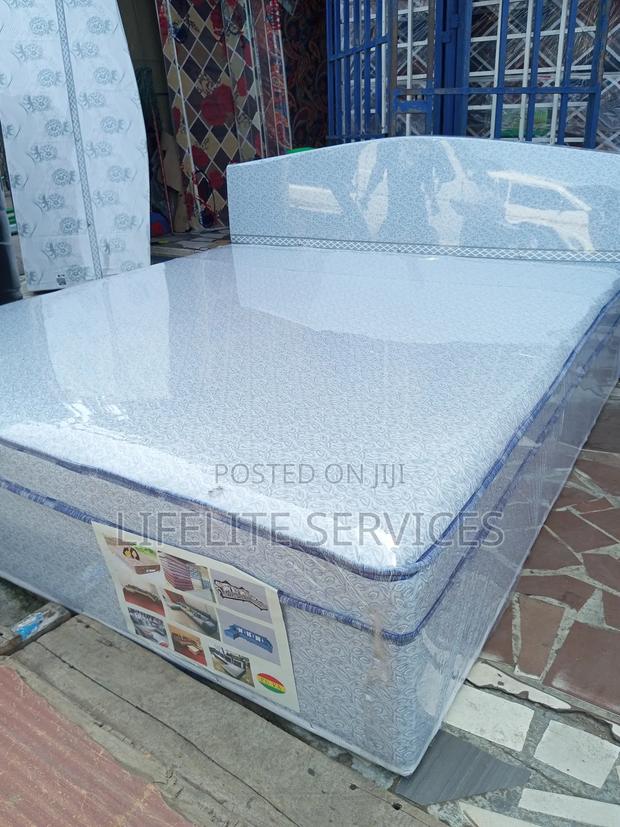 Queen Inbuilt Bed With Stand Head Board