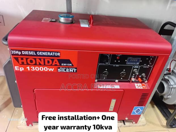 Actual Power Capacity Honda 10kva Diesel Gen 10kva Genset · Photo 2