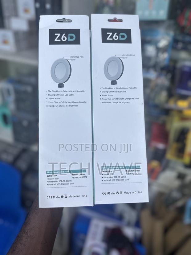 Z6d Selfie Tripod Stand With 2 Fill Led Light photo 2