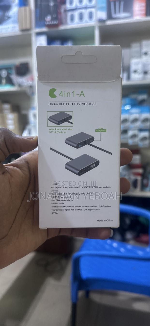Type C 4 in 1 Adapter Hub photo 2