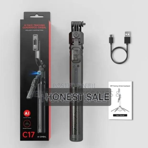 C17 Ai Auto Face Tracking Adjustable Guadrapod Gimbal · Photo 3