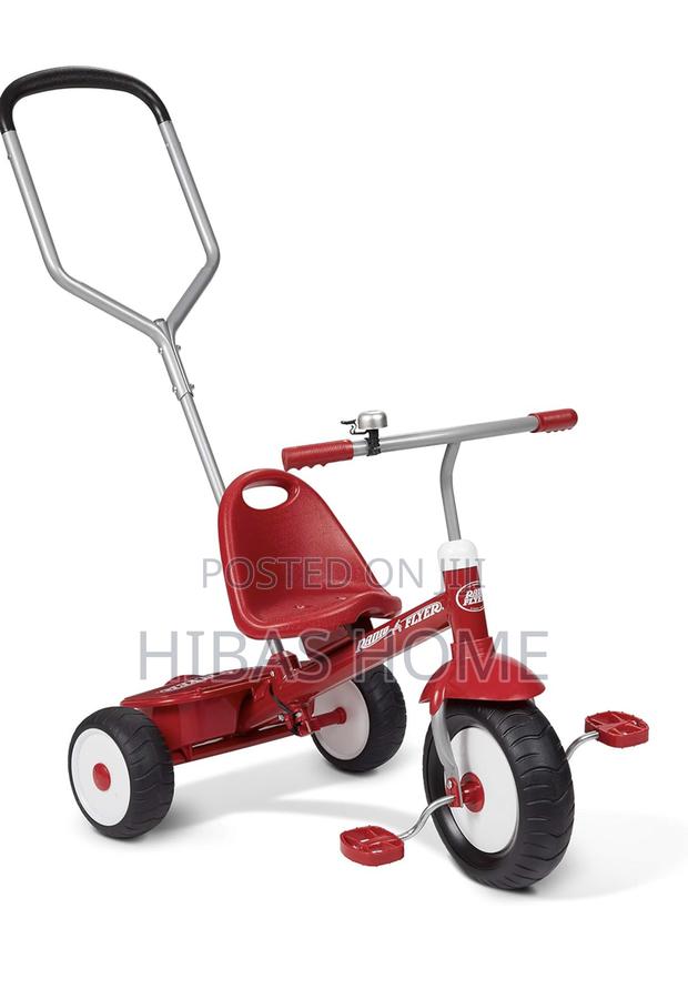 Radio Flyer Deluxe Steer Stroll Kids Tricycle Bicycle photo 2
