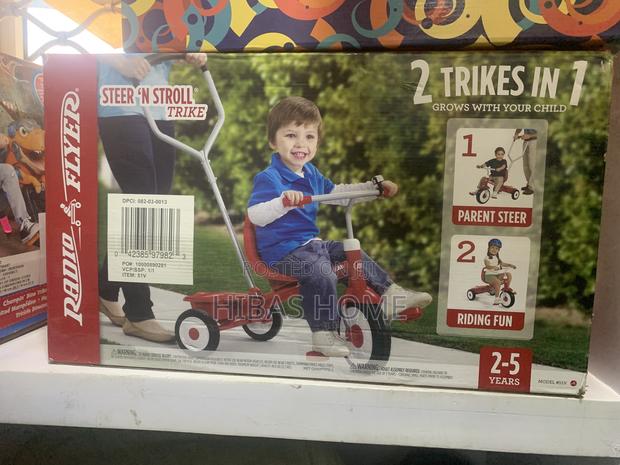 Radio Flyer Deluxe Steer Stroll Kids Tricycle Bicycle photo 9