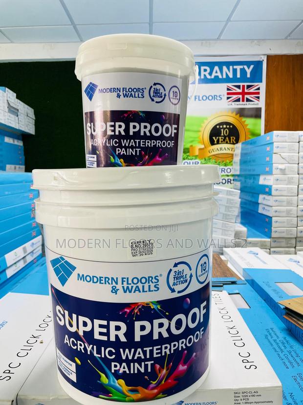 Super Proof 3-in-1 Acrylic Waterproof Paint Coating 20kg photo 2