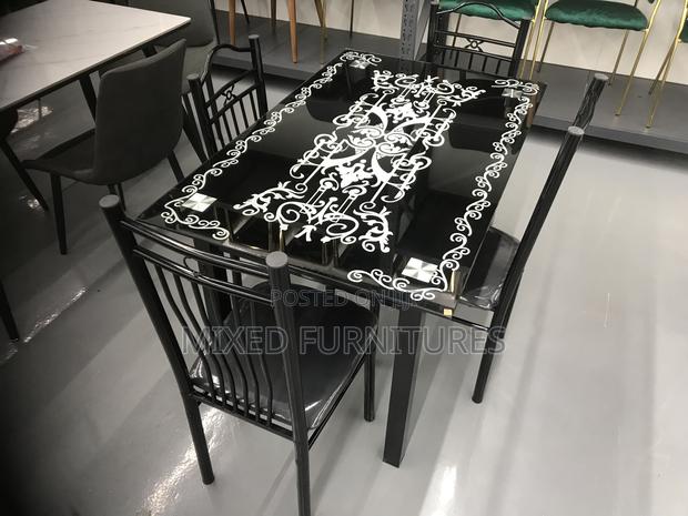 Dining Sets 4 Seater Glass Dining Table photo 2