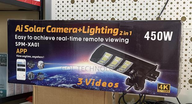 4g Streetlight Solar Ai Camera +Lighting 2 in 1 4g Solar Camera 450w · Photo 3