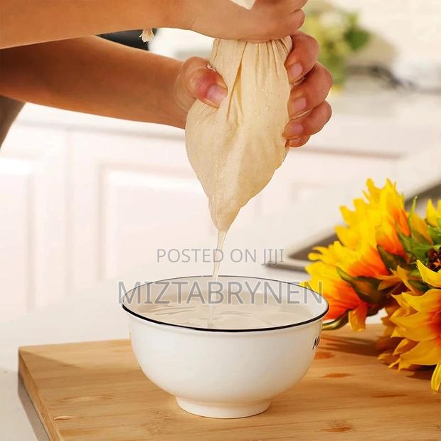 Reusable Cotton Juice Strainer Bag photo 3