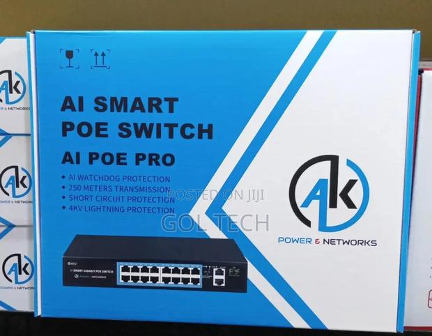 Ai Smart Poe Switch for Networking and CCTV Ak Power · Photo 4