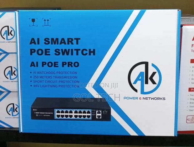 Ai Smart Poe Switch for Networking and CCTV Ak Power · Photo 3