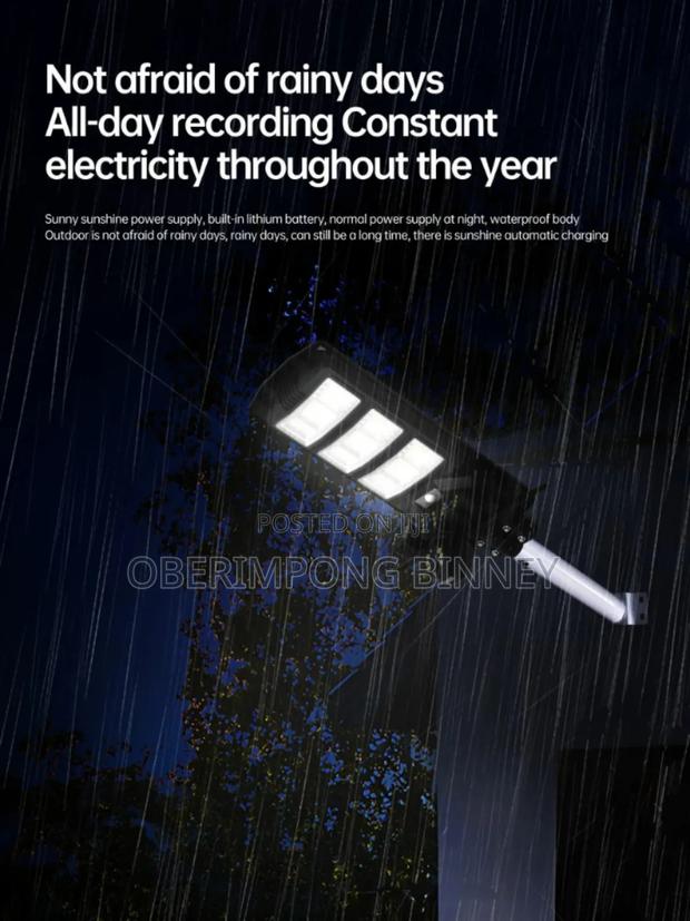 4g Solar Camera With Street Light Triple Lens Works All Sim photo 5