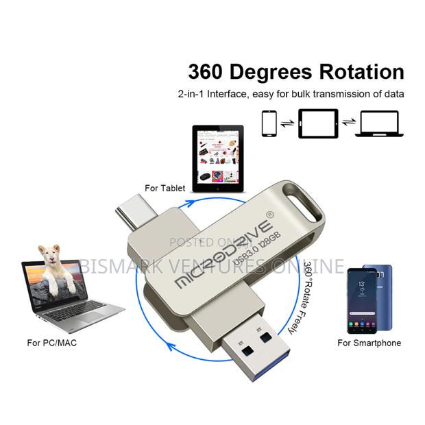 2 in 1 Otg 128g Pen Drive Metal photo 7