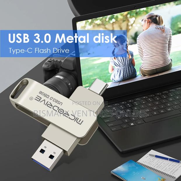 2 in 1 Otg 128g Pen Drive Metal photo 8