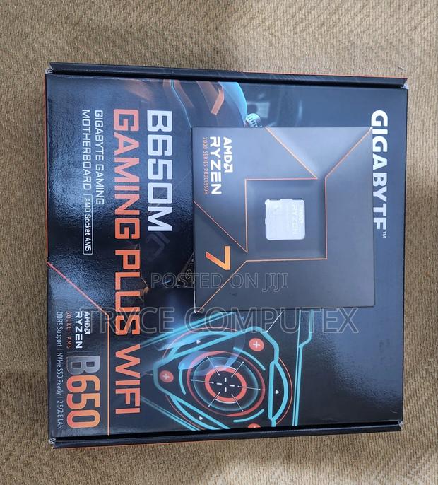 Amd Ryzen 7 7700x and Gigabyte B650m Wifi Motherboard · Photo 2