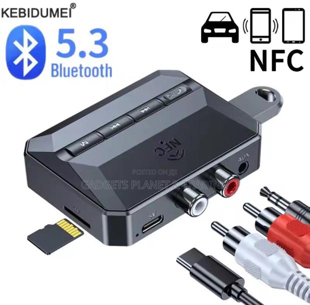 NFC Bluetooth 5.3 Audio Receiver Aux Rca Usb Adapter + Mic · Photo 4