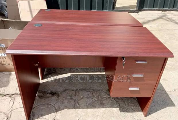 Large Computer Desk With Three Drawers · Photo 2