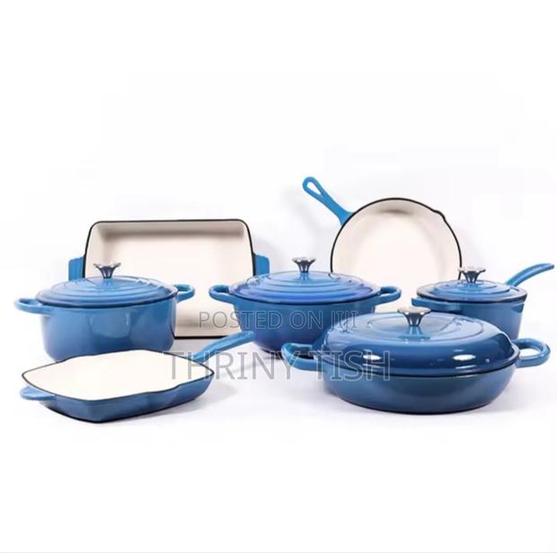 7pcs Cast Iron Cookware photo 2