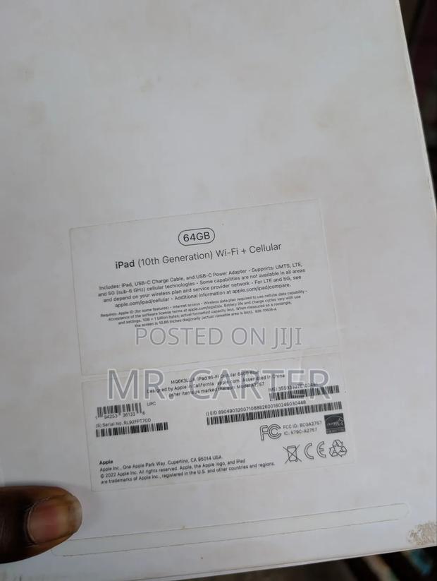 Apple iPad (2022) 64 GB Blue photo 2