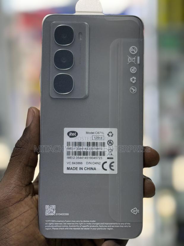 New Itel City 100 128 GB Gray photo 7