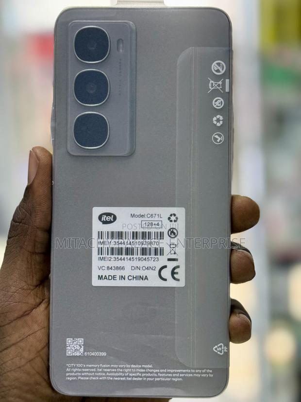 New Itel City 100 128 GB Gray photo 8