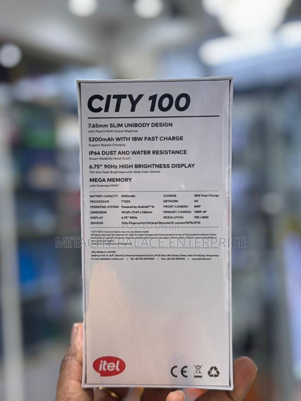 New Itel City 100 128 GB Gray photo 10