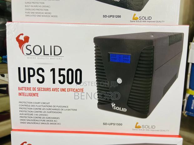 Solid Ups 1500va 900w(Sd-Ups1500) photo 3