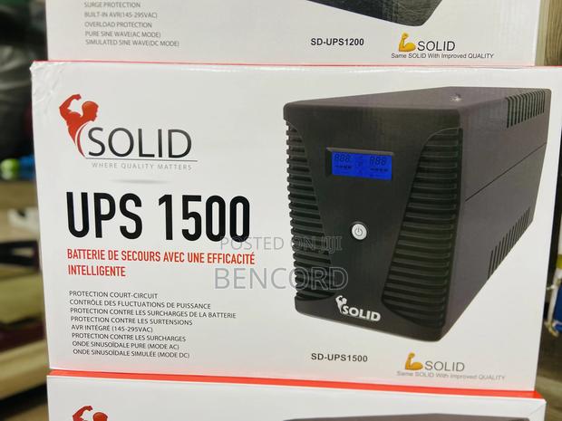 Solid Ups 1500va 900w(Sd-Ups1500) photo 2