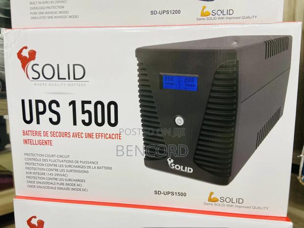 Solid Ups 1500va 900w(Sd-Ups1500) photo 4
