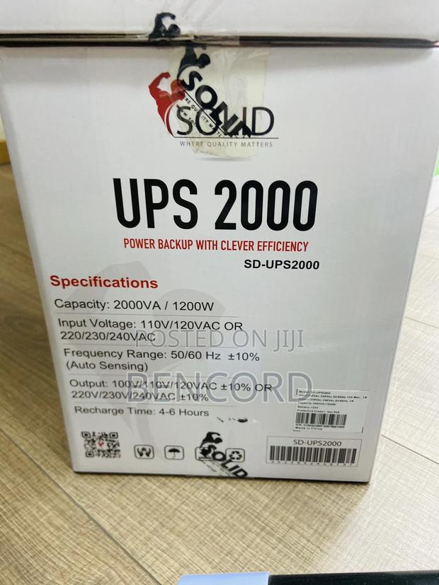 Solid Ups 2000va 1200w(Sd-Ups2000) photo 4