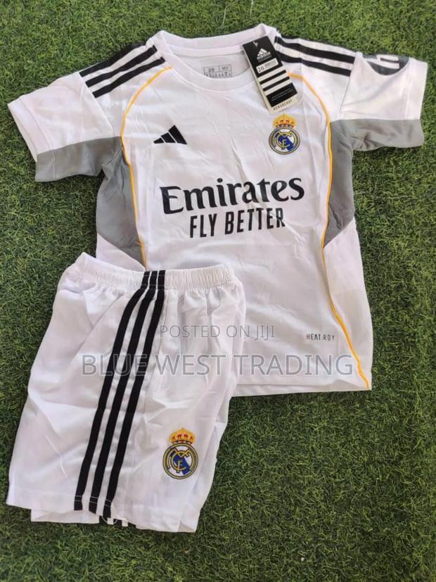 Real Madrid 2025/2026 Home Jersey For Kids