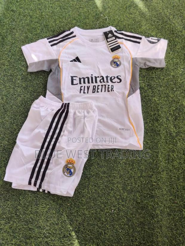 Real Madrid 2025/2026 Home Jersey For Kids