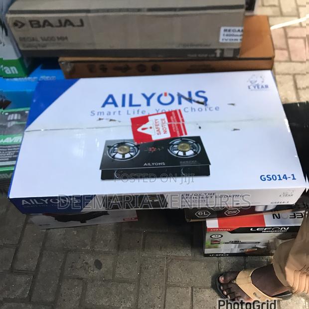 Ailyons 2 Burner Auto Ignition Glass Top Gas Stove photo 2