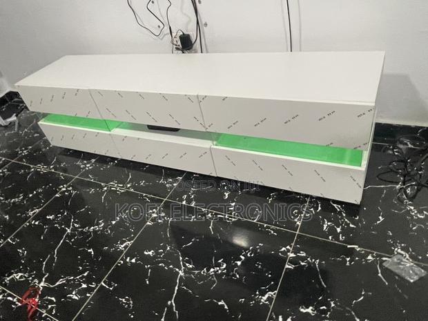 A Perfect Addition to Room~Tv Stand in White W/ Led Lighting · Photo 4
